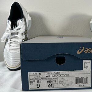 ASICS GEL-180TR White/Black/Gold Men’s Cross Training Shoes Sneakers Size 9 Nike